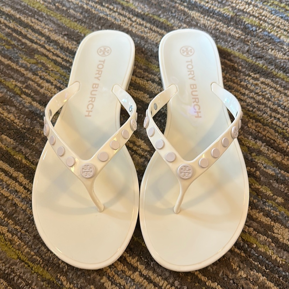 Tory Burch Studded Jelly Sandals size 8